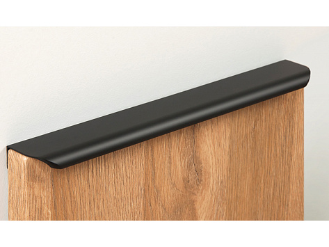 Ручка мебельная, торцевая MONTE RT110BL.1/224/300, 224 / 300 мм, черный, Boyard