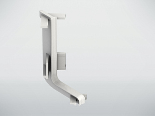 Уголок внутренний 90* Gola L, пластик, белый, распил 45*, Россия