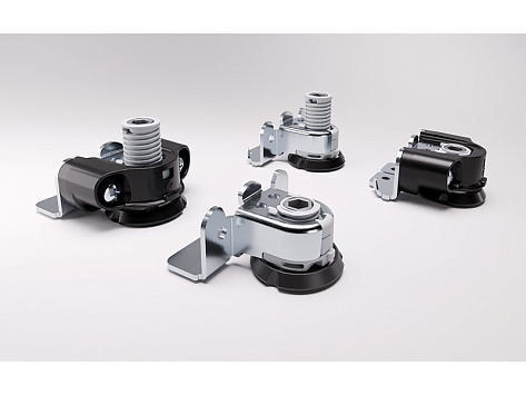 Опора мебельная INTEGRATO TECH D, со штифтами, регулировка 20 мм