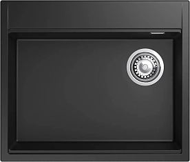 Мойка кухонная TESORO 605-R 1-чаш 600х510мм antracite арт.TR-605-R antracite, Rivelato