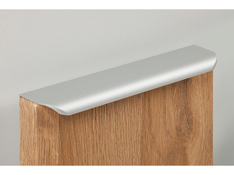 Ручка мебельная, торцевая MONTE RT110SC.1/160/200, 160 / 200 мм, сатиновый хром, Boyard