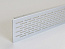 Решетка вентиляционная, 250х70 мм, алюминий