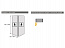 Комплект фурнитуры WingLine L 12кг/H1700мм с самозакрыванием, без нижнего направляющего элемента, левый Art. 9237903, Hettich