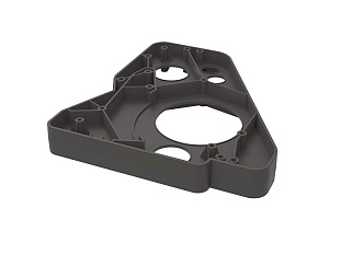 Проставка для пантографа, Конеро, размер 30х213х229 мм, 1 шт с крепежом , цвет ЧЕРНЫЙ Art. 2387227818, Kessebohmer