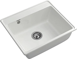 Мойка кухонная Granfest GF - V-580, 580х500x200мм, иней, искусственный камень, в комплекте