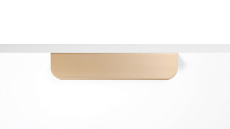 Ручка мебельная, накладная TICK RS156SG.3/96, 96 мм, сатиновое золото, Boyard