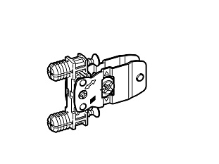 Соединитель передней панели AvanTech YOU, H101, под запрессовку, Art. 9255836, Hettich