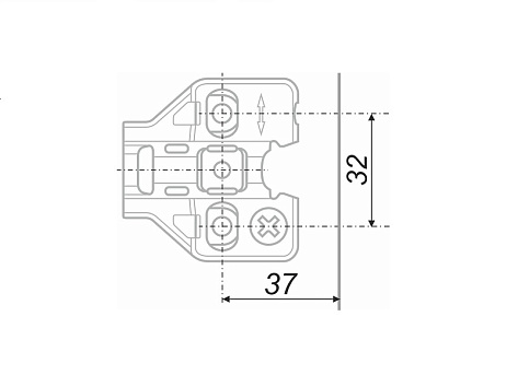 Монтажная планка NEO с экс. рег. H=0 H5010, BOYARD