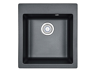 Мойка кухонная Granula 4651, 465х510х200мм, ШВАРЦ, искусственный камень, в комплекте