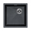 Мойка Paulmark LUMI, LU45SK-DG, 455х460х210 мм, графит, в комплекте