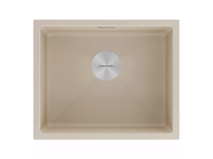 Мойка Paulmark гранит LUMI 55UNI, латте, 555х460мм