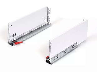 Комплект ящика FLOWBOX Push to Open с доводчиком H192 350, Белый, Samet (индивид. упак.)