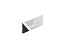 Заглушка для ящика InnoTech Atira с лого Hettich, пластик, цвет белый/хром, Art.9194653, Hettich