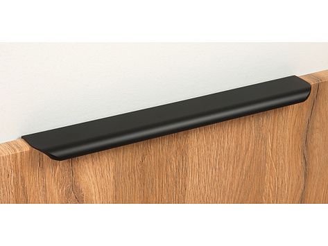 Ручка мебельная, торцевая MONTE RT110BL.1/224/300, 224 / 300 мм, черный, Boyard