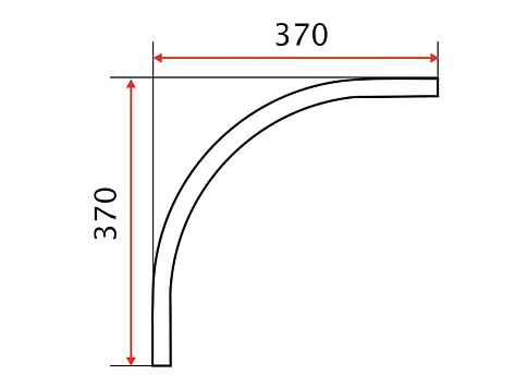 Четверть, R=380мм, 4051.CR (JK21), Россия