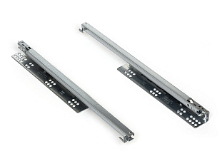 Скрытые направляющие SLIDEA частичного выдвижения с доводчиком, LOCK FIX, 500 мм, Samet