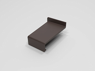 Накладка декоративная для навеса ABS, №8-Венге, правая