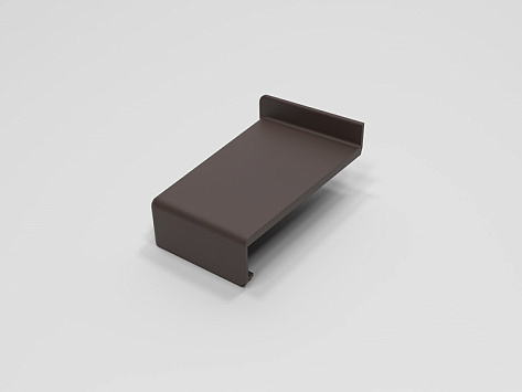 Накладка декоративная для навеса ABS, №8-Венге, правая