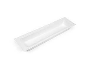 Универсальный узкий блок-лоток широкого назначения BLOKI PC10/W/107x430, белый, Boyard