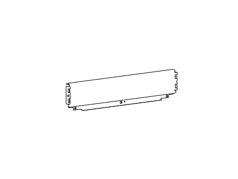 Алюминиевая задняя стенка ящика AvanTech YOU, H139, L2000, белый, Art. 9257306, Hettich