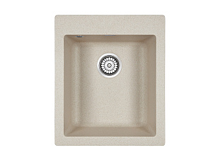 Мойка Paulmark LEER , PM104249-BE , 415х490мм, кварцевая композитная мойка, бежевая