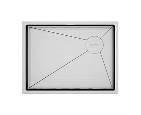 Мойка Paulmark NEXT-SKEW 58 UNI, PM885844-BS, 580х440мм, брашированная нерж.сталь 1,2мм (монтаж - универсальный), в комплекте