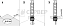 Блок розеток выдвижной вертикальный (Push Open) 3EURO 3,5кВт.+ 2USBх2.1A, шнур 1,8м, (вырез 60мм), IP20, серебристый