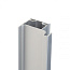 Ручка-профиль, фальш Gola Premium вертикальный оконечный, 4,7 м, алюминий, серебро брашированное (для 16мм ДСП)