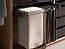 Конеро Комплект Мешок для белья на раме WхD 810-870x450, мешок широкий 1 шт; вешалки 5 шт, черный Art. 5497957021, Kessebohmer