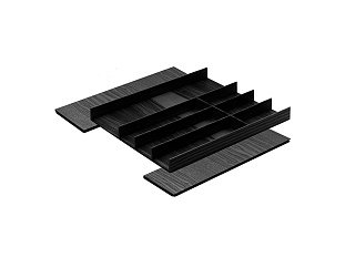 Лоток для ящика ФайнЛайн Линик 500-600 мм, глубина 500 мм, 1 шт, цвет ясень черный, ROCKENHAUSEN, Art. 92020368, Kessebohmer