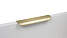 Ручка мебельная, торцевая MONTE RT110BSG.1/160/200, 160 / 200 мм, брашированное сатиновое золото, Boyard