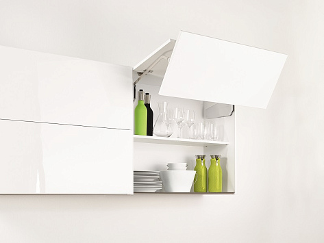 Механизм ФриФолд Шорт F1fs, д. фасадов H650-730 мм, 2,0-3,5 кг Art. 2720130006, Kessebohmer