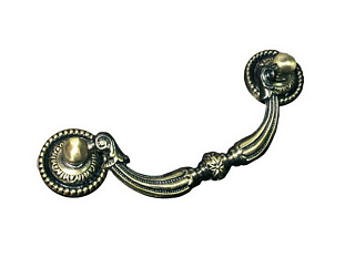 Ручка мебельная, скоба RS091AB.3/78, 78 мм, старинная латунь, Boyard