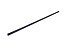 Ручка мебельная, накладная PORT RS066BL.4/960, 480х2 мм, черный, Boyard