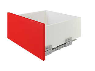 Комплект ящика с прямыми боковинами СТАРТ PUSH+SOFT высокий, 167мм, белый, SB40W.1/350, Boyard