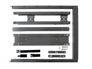 Комплект установочный Диспенса Джуниор Слим, высота 695-783 мм, 1 шт, антрацит, Art. 54559846, Kessebohmer