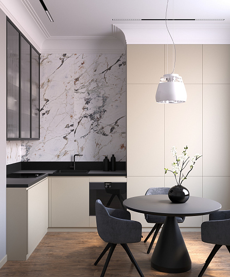 Столешница 4200х600х40 Breccia Capraia 8130/6  (1п/5), e1, Slotex