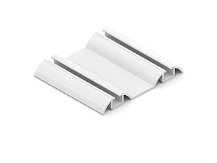 ARISTO Направляющая двухполозная нижняя, белый глянец 5,4, AS0504.VP540.WHGPC.CJ