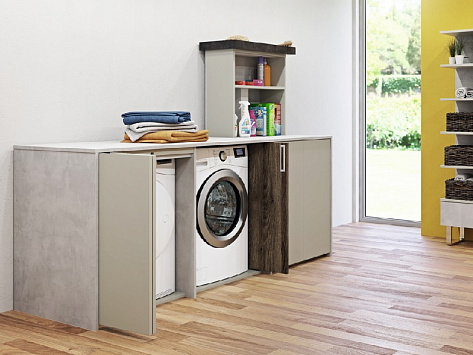 Поворотно-задвижная фурнитура KA 5740/600, комплект 2 шт. Art. 0041377, Hettich