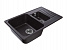 Мойка кухонная Granfest Quarz GF - Z21k, 740х480х180мм, черный, искусственный камень