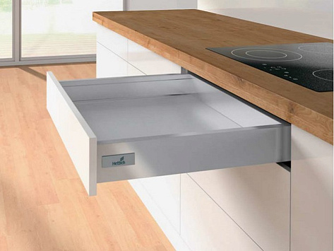 Комплект ящика InnoTech Atira 70х420 серый, полн. выдв., Push to Open, Art. 9242929, Hettich