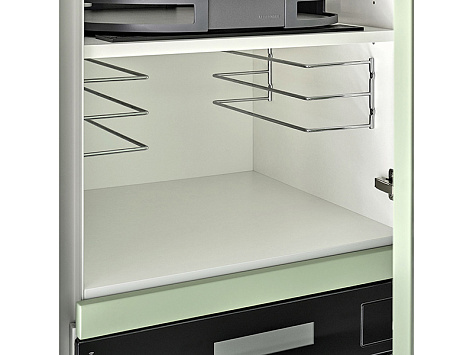 Держатель для противней ИзиПлейс, 140x360x125 мм с хромированным покрытием, Art. 2345160005, Kessebohmer