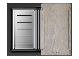 Мойка Paulmark гранит LUMI-MULTI SINK 55 UNI, антрацит, 550х450мм