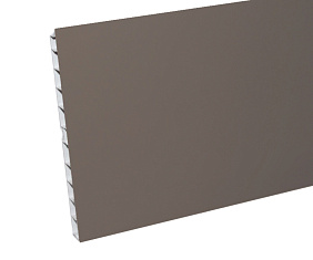 Цоколь кухонный ПВХ 150х4000мм, Антрацит Софт тач