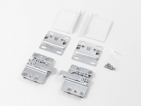 Навес CMR 807 в комплекте (навес левый + правый, монтажные планки, заглушки), цвет белый, LID