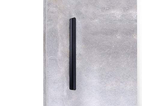 Ручка мебельная, накладная VOLNA RS065BL.4/192, 192 мм, черный, Boyard