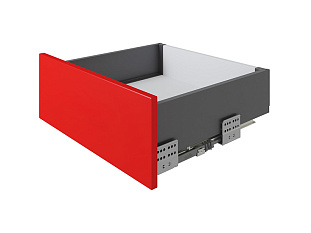 Комплект ящика  с прямыми боковинами СТАРТ push to open средней высоты, 118мм, графит, SB29GRPH.1/500, Boyard