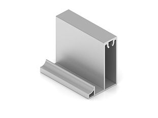 Aristo Slim line Рамка нижняя широкая серебро матовое 5,4 AV0589.VP540.SLMAN.CJ