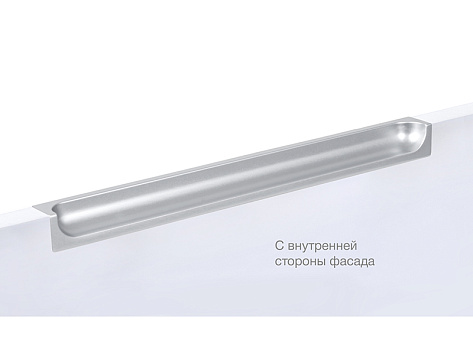 Ручка торцевая, врезная EVA RT020SC.1/000/200, 128 / 200 мм, сатиновый хром, Boyard