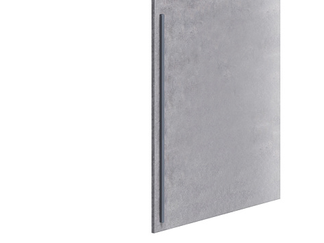 Ручка мебельная, накладная SHELL RS064GR.4/960, 480х2 мм, серый, Boyard